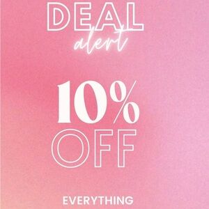 10% off today only !!! Happy early Friday!!
